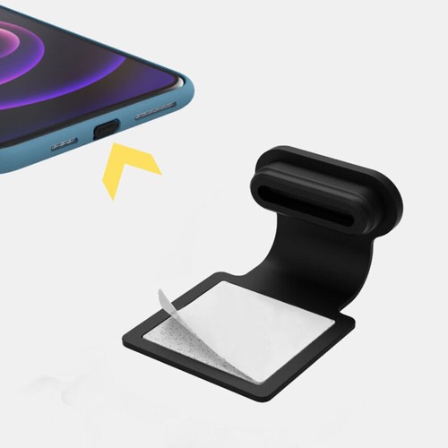 Loss-proof Silicone Phone Dust Plug Charging Port Type-C Mirco Cover For iphone - Picture 3 of 16