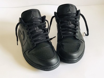Jual Sepatu Basket Air Jordan 1 Low Black Original 553558-017 di lapak Ncrsport ncrsport