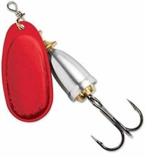 Blue Fox Classic Vibrax Spinner 7/16 Oz Bleeding Silver Trout Salmon Steelhead