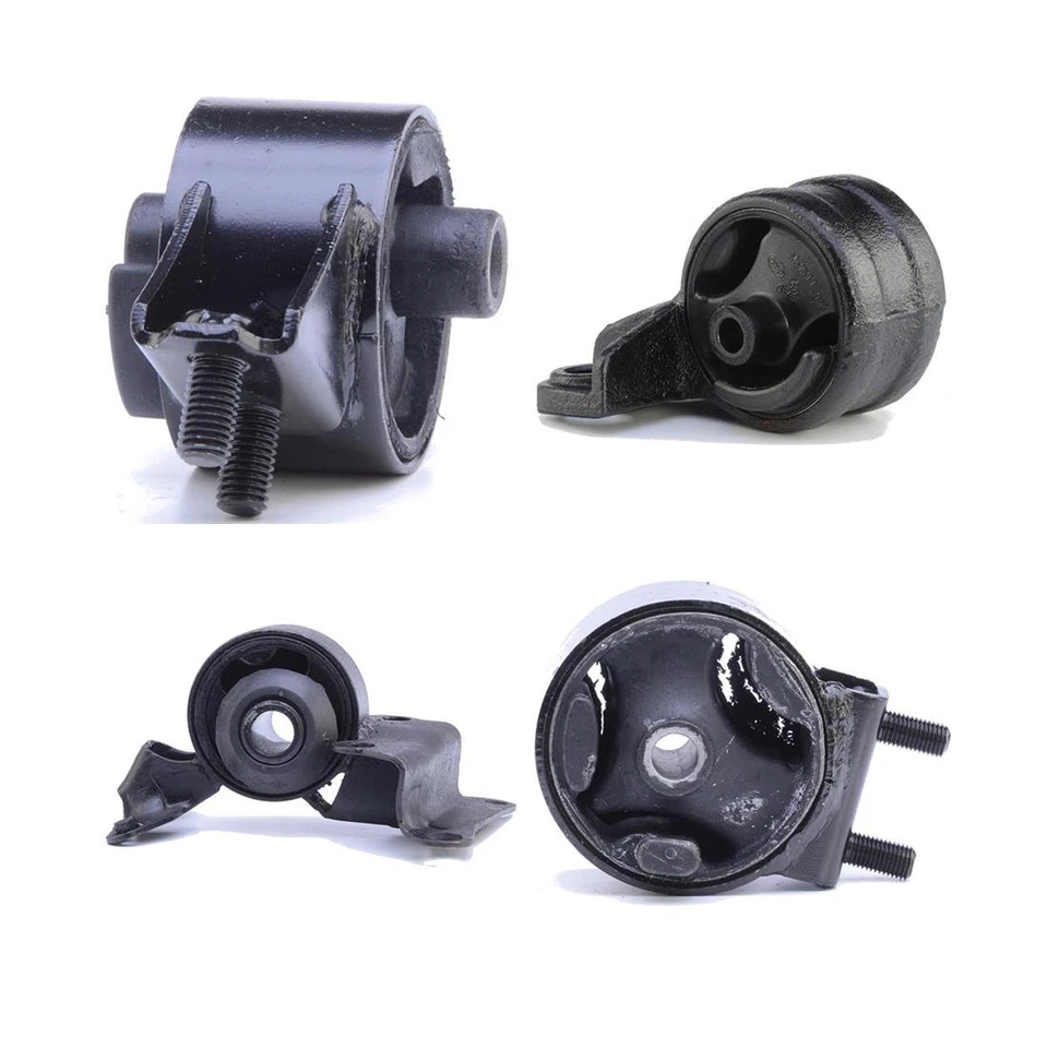 4 soportes de motor de transmisión automática de motor de anclaje para 91-93 Ford Escort L4 1,9 L 4 velocidades PA Foto 2 de 4