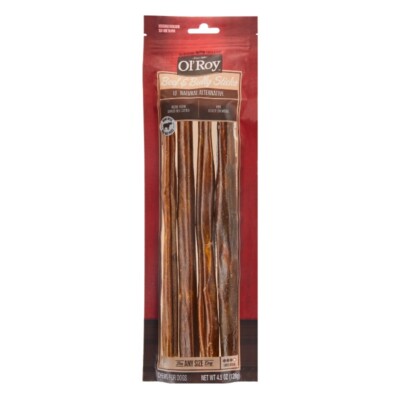 New Ol' Roy Beef & Bully Sticks, 10'' Natural Alternative, 4 Count