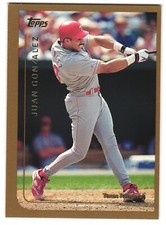 Jose Canseco 1999 Topps Gold MLB Card # 50