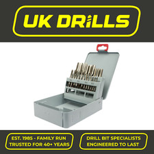 21PC piece METAL HAND TAP SET | FULL RANGE M3-M12 TAPS (FIRST,SECOND,THIRD) 
