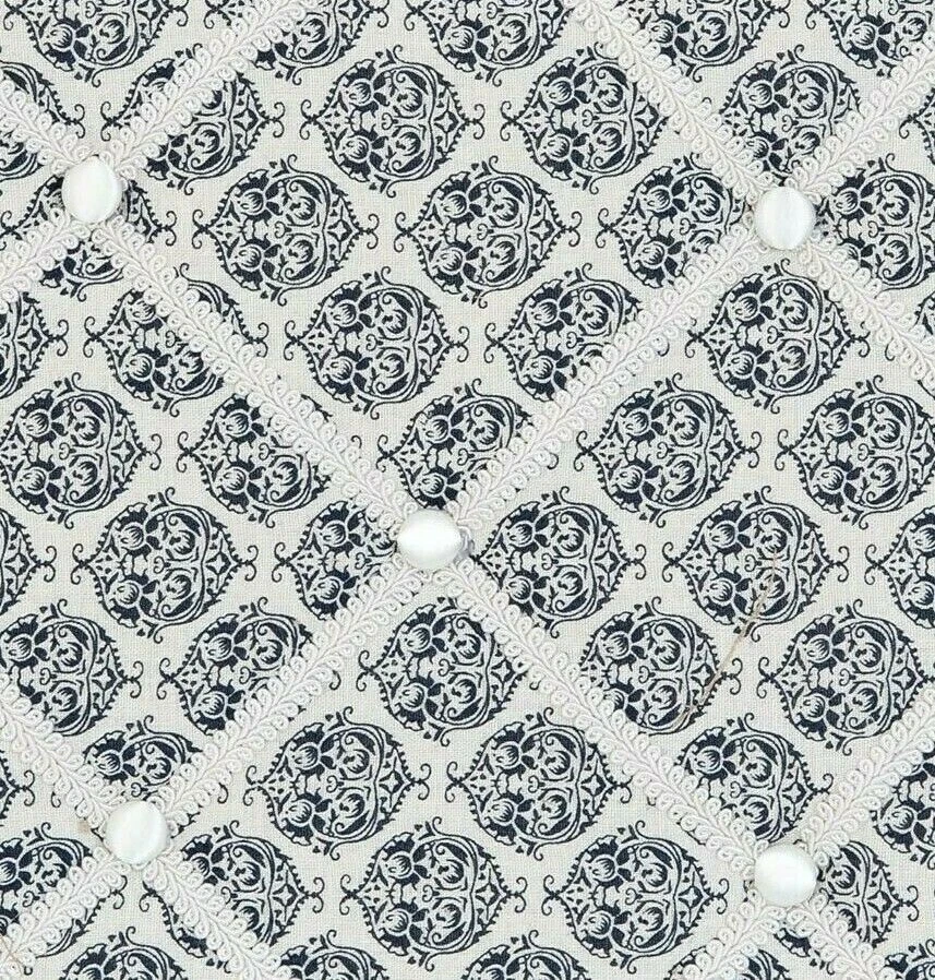 Clayre & Eef Memoboard 30 x 3 x 30 cm Holz und Stoff Nostalgie Romantik - Bild 2 von 2