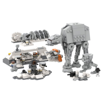 ZITIANYOUBUILD MOC-44946 Mikro-Angriffsdiorama aus dem Film 567 Stück