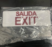 aircraft exit sign lens cover