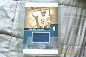 drew brees jersey card