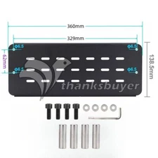 Simplayer Top Plate Aluminum Sim Racing Pedal Mounting Plate Foot Rest Plate #A6