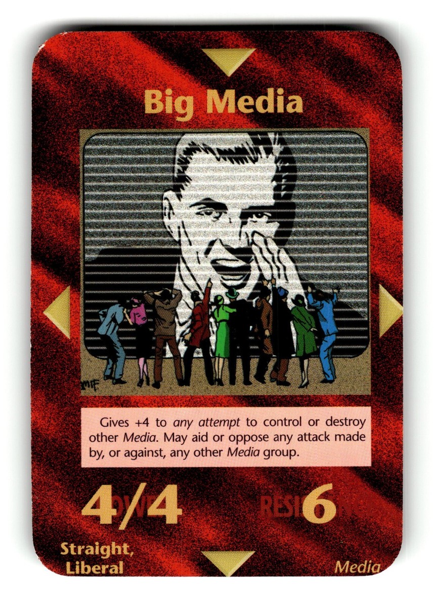 Big Media Card Limited INWO Illuminati New World Order Game | eBay