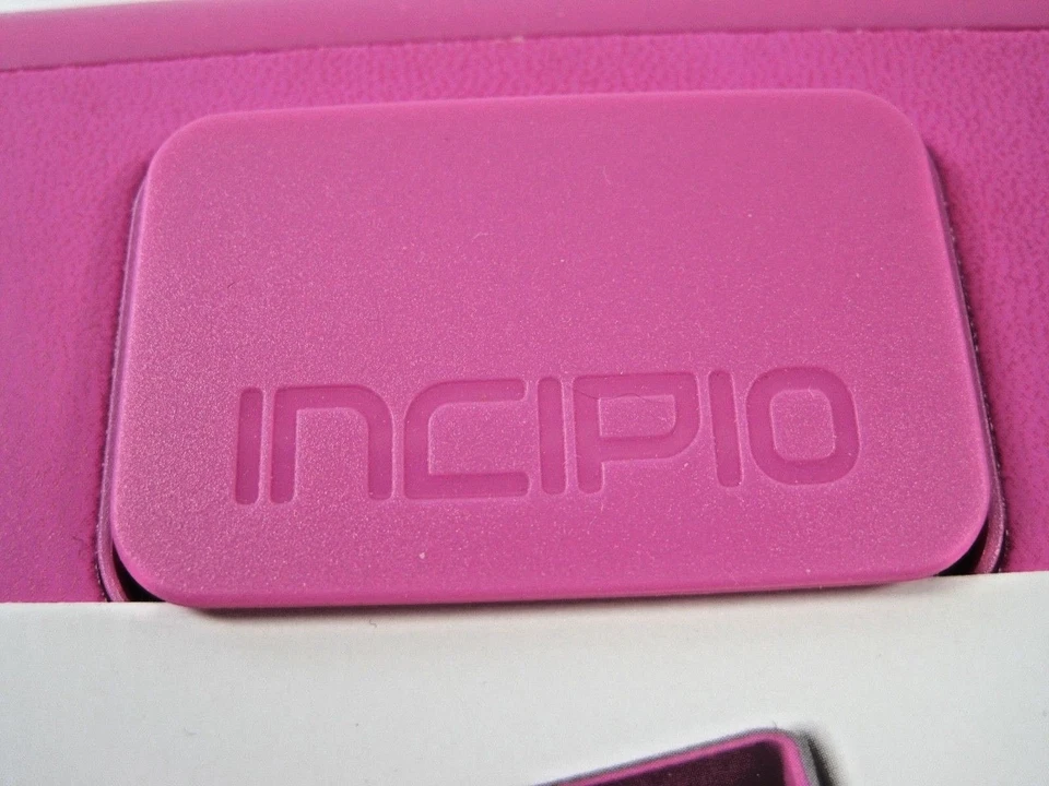 INCIPIO iPad Air 2 Snap On Folio Cierre Magnético Estuche Gamuza Microfibra Rosa Foto 3 de 4