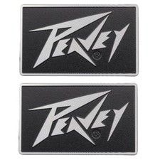PEAVEY logo badge replacement piece Aluminum 58mm 2.28" X35mm 1.37"