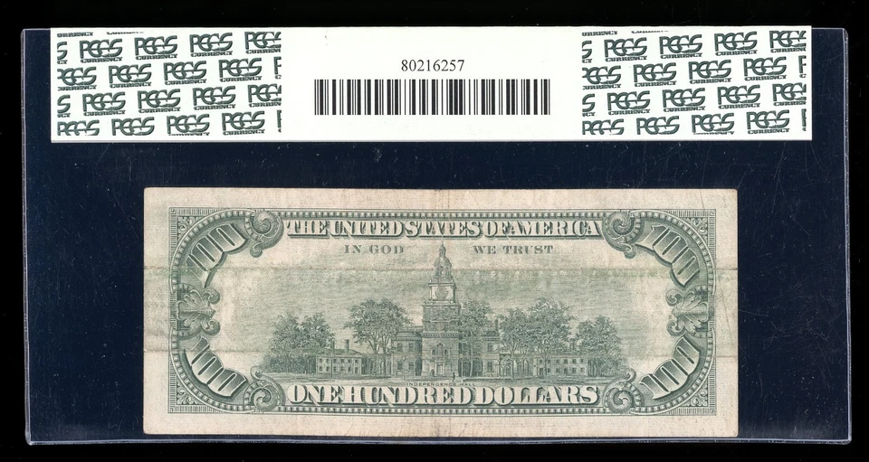 DBR 1963-A $100 FRN New York STAR Fr. 2163-B* PCGS App VF-20 Serial B00926770* - Image 2 of 2