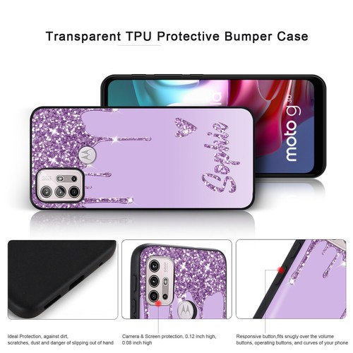 Printed Case For Motorola Moto G54 5G G24 G85 E14 Bling Personalised Phone Cover - Picture 51 of 121