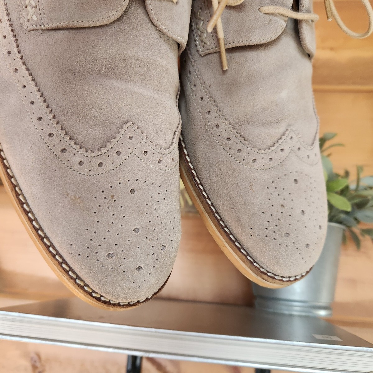 Oliver Sweeney London Bradley Suede Leather Brogue Wingtip  display picture 1