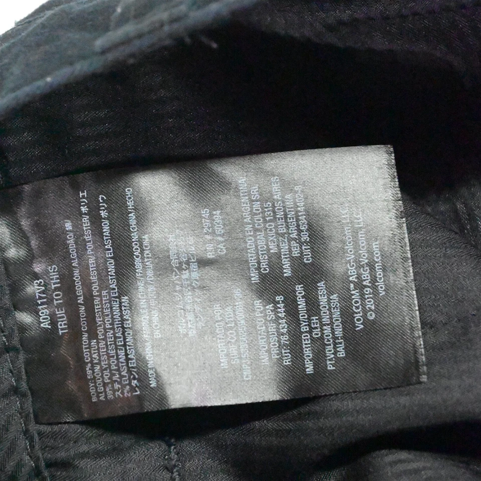 Volcom 28 x 10" Black A09117V3 Vmonty Stretch True to This Chino Shorts - Image 4 of 4