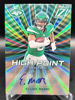 Elijah Moore 2022 Zenith #20/25 High Point Signatures Spokes Auto