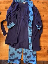 Boys size 6 jammie pants and robe set