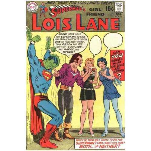 Superman's Girl Friend Lois Lane #96 in Very Fine minus condition. DC comics [x/ - Imagen 1 de 1