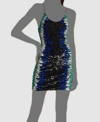 alice and olivia green sequin dress Alice + Olivia // Sequin Beaded Dress – VSP Consignment