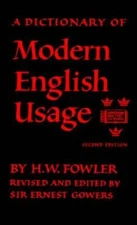Oxford Fowler's Modern English Usage Dictionary - Paperback - GOOD