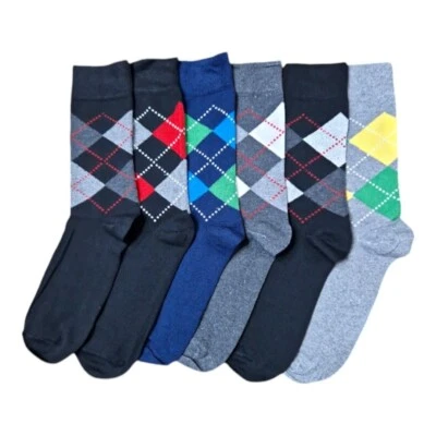 COLOURSFORYOU Mens Socks Cotton Rich Casual Work Sports Crew Sock 3 6 9 12 Pairs Size UK 6-11