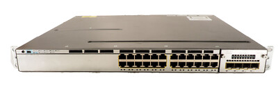 Cisco Catalyst 3750X Series WS-C3750X-24T-S V01 Switch C3KX-NM-1G Module No PSU
