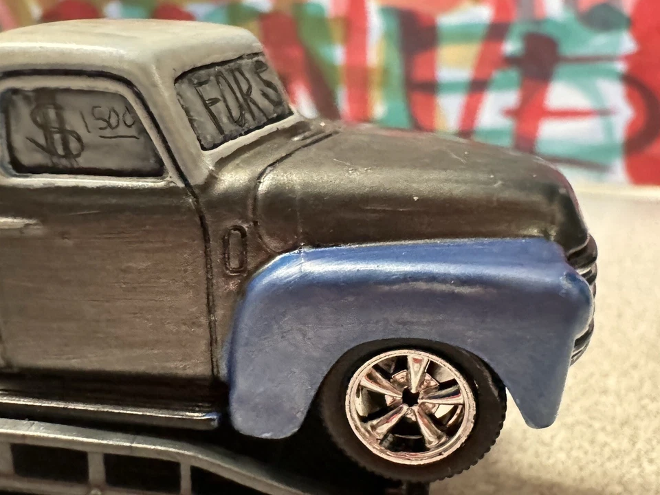 Matchbox Hot Wheels Holler Set 1952 Chevy Truck y MB Remolque Intercambiado Personalizado Foto 4 de 4