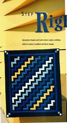 Step Right Up Quilt Pattern Pieced MU