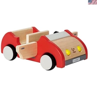 Detailed Dollhouse Family Car Toy with Openable Doors - Playset Accessory