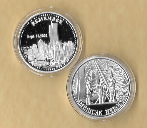 Remember 911 9-11 Challenge Commemorative Medallion Silver Coin New | eBay