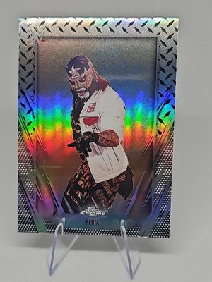 2026 Topps Chrome WWE #41 Penta Diamond Plate Refractor card