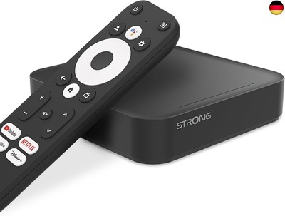 STRONG - Streaming Box Android TV 4K UHD - Leap-S3 Ultimate - 2 Monate Zattoo