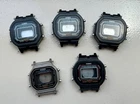 Vintage Casio G-Shock Lot of DW-5600C DW-5300 Cases and Bands for Parts Only