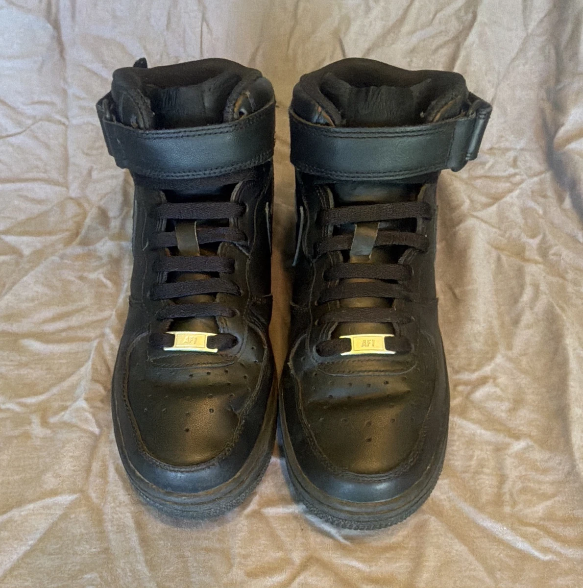 Nike Air Force 1 Mid '07 Triple Black for Sale | Authenticity