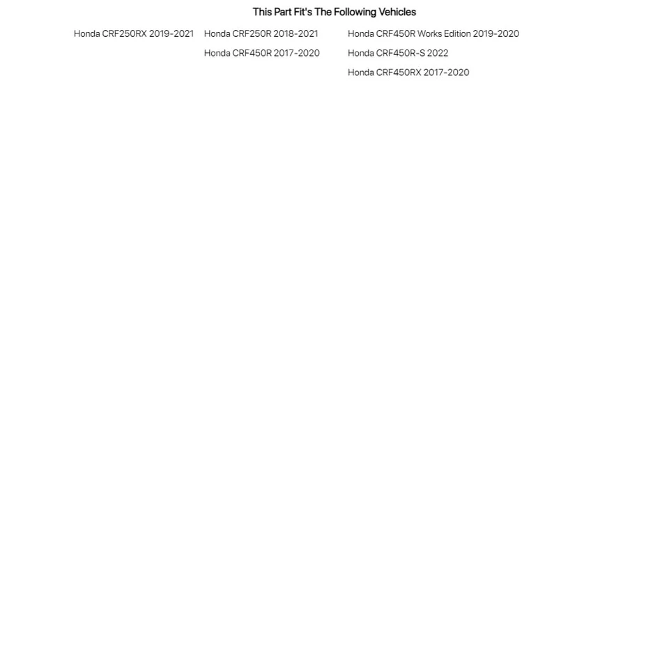 Acerbis Rear Fender Black For Honda CRF250R 2018-2021 - Image 3 of 4