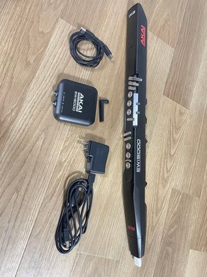 Akai EWI5000 Wireless Electronic Wind Instrument Synth Black Synthesizer Tasted