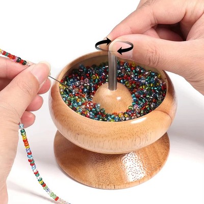 Perlenwerkzeug Set Holz Aufbewahrungsschüssel Schmuck Bastelzubehör