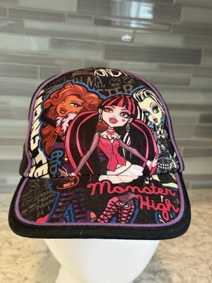Girls Monster High Characters Hat Baseball Hat Black