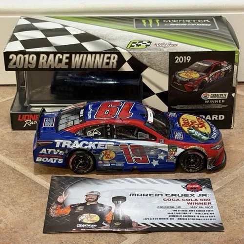 2019 Martin Truex Jr Bass Pro Patriotic Charlotte Coca Cola 600 Win Raced 1/24