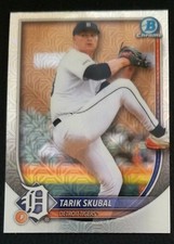 2025 Bowman Chrome Tarik Skubal #20 Mojo Refractor Detroit Tigers