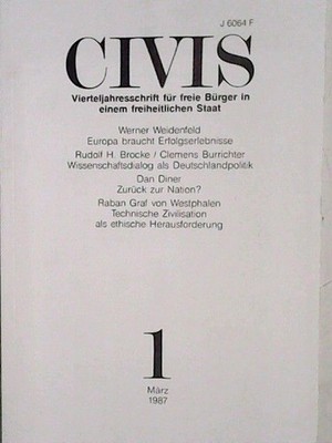 CIVIS. Vierteljahresschrift für freie Bürger in einem freiheitlichen Staat 15133