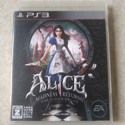 PlayStation3 Alice Madness Returns PS3 Video Game Authentic Rare Classic
