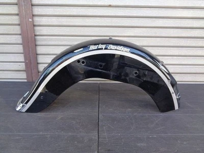 Garde-boue arrière Harley Davidson OEM 100th 2003 03 FLSTC FLST noir #4534 - Photo 1/4