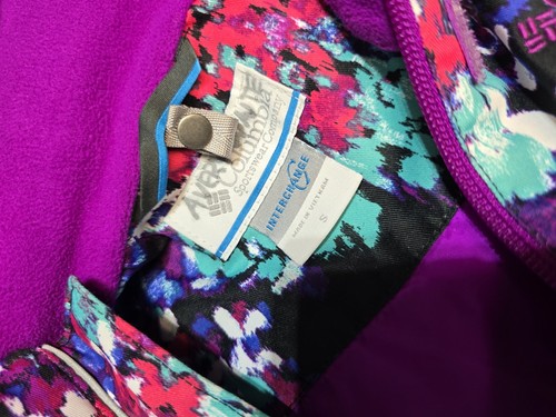 Columbia Girls Sz Small Youth Winter Jacket Interchange Omni-tech - Picture 3 of 4