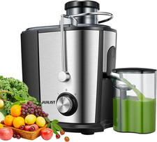 Juilist Juicer Machines, up to 900W Juicer with Anti-Drip & Anti-Slip Function,