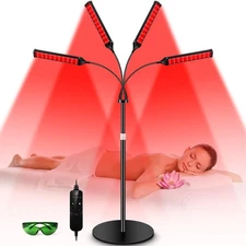 Viconor Red Light Therapy Lamp4 Head Infrared Light Therapy for Body Device w...