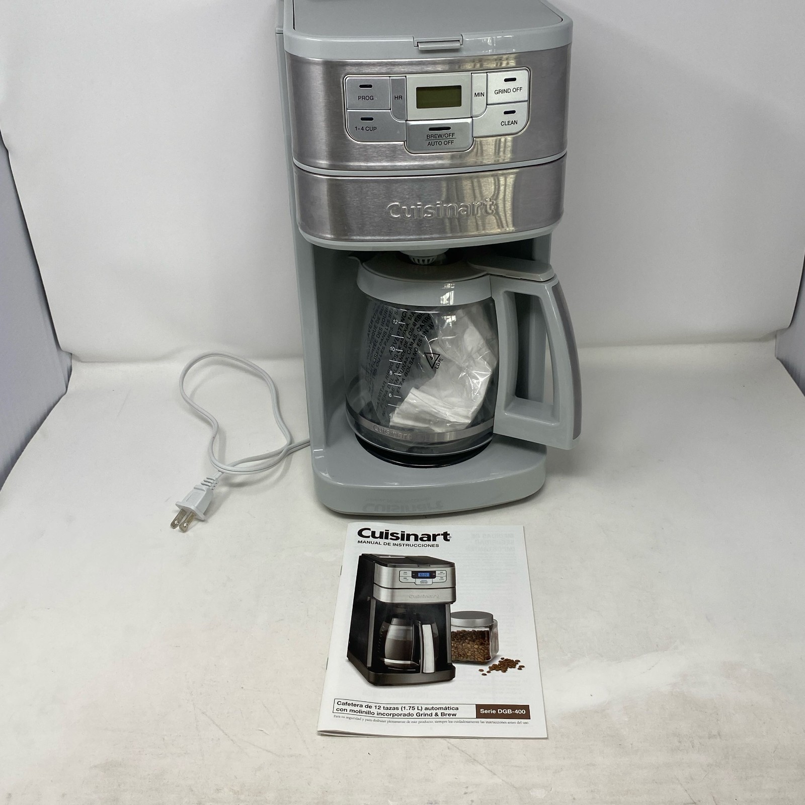 Cuisinart Grind & Brew 12-Cup Coffee Maker Stainless/Gray DGB-400SS