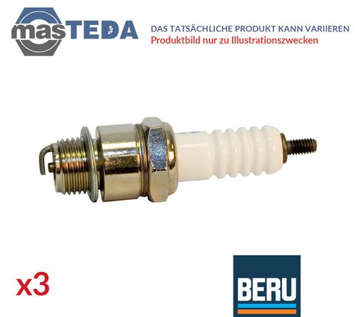 Z369 ZÜNDKERZE ZÜNDKERZEN BERU 3PCS NEU OE QUALITÄT