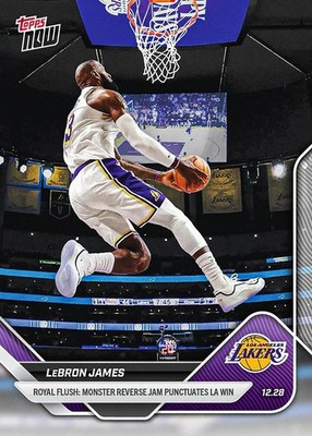 LeBron James - 2025-26 NBA Topps NOW - Card 107 - IN HAND