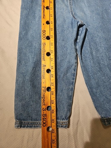 US Polo Assn Overalls Youth Kids Size 4T Blue Denim Jumpsuit Spellout Work Y2k - Picture 16 of 17